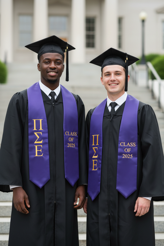Pi Sigma Epsilon Lettered Stole w/ Year