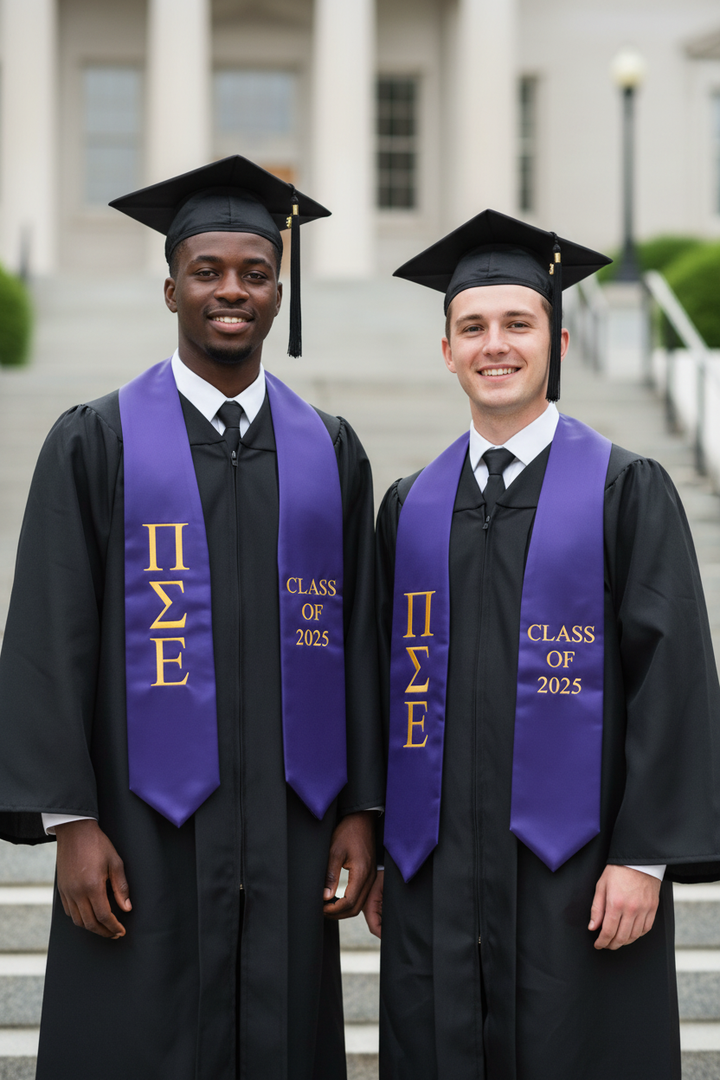 Pi Sigma Epsilon Lettered Stole w/ Year