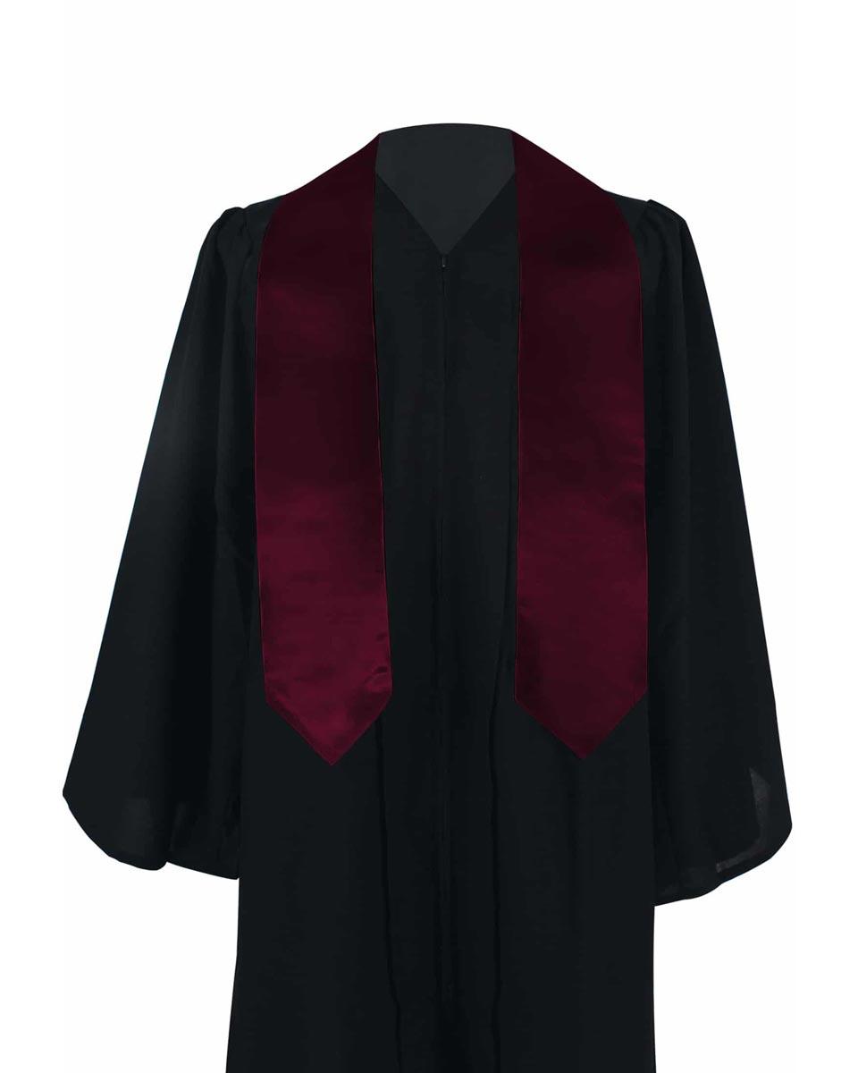 Plain Graduation Stole - 16 Colors Available - Graduation Seller