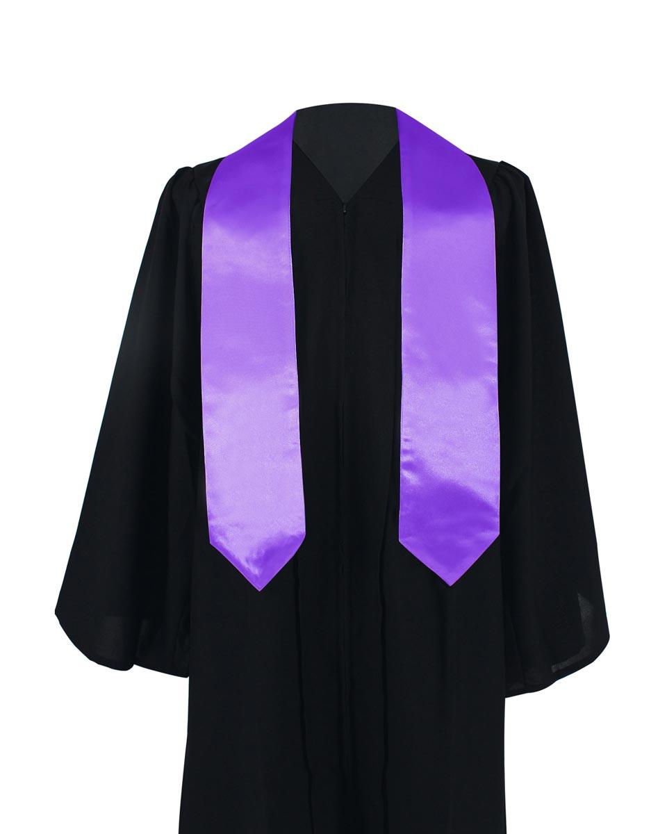 Plain Graduation Stole - 16 Colors Available - Graduation Seller