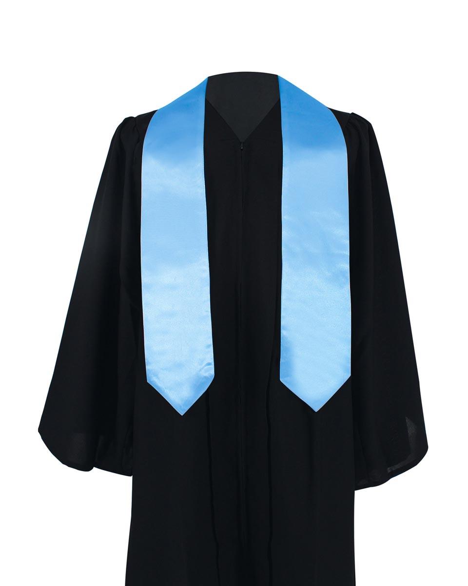 Plain Graduation Stole - 16 Colors Available - Graduation Seller