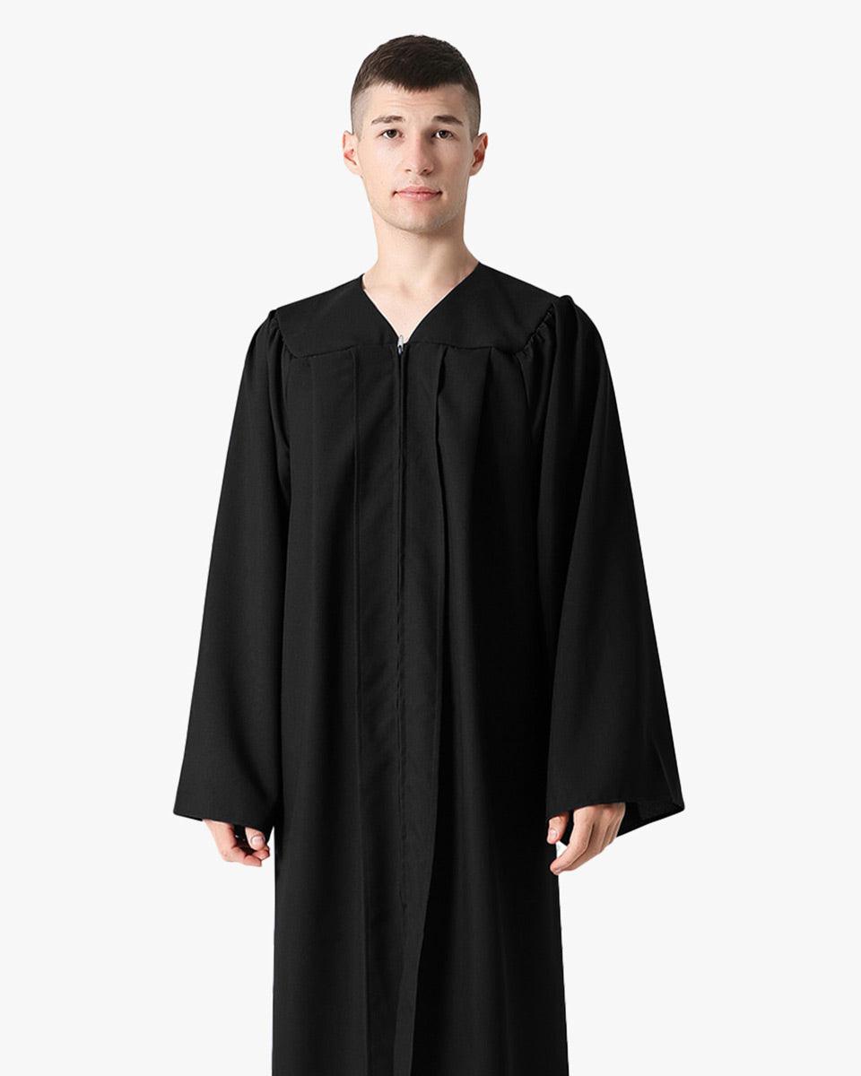 High School Premium Matte Graduation Gown Only - 12 Colors Available - Graduation Seller