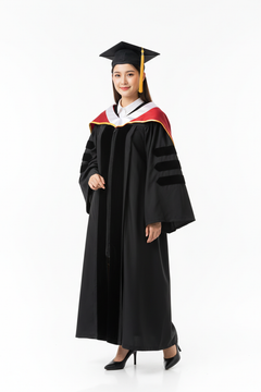 Masters Cap, Gown & Hood Package for University of Georgia Graduation