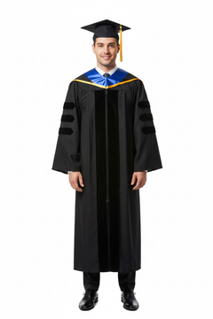 Masters Cap, Gown & Hood Package for UCLA Graduation