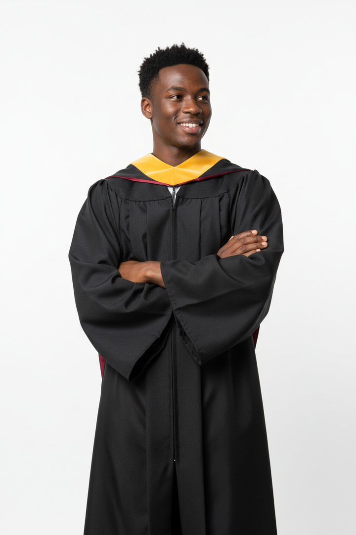 Product 37 - Classic Masters Graduation Gown & Hood Package