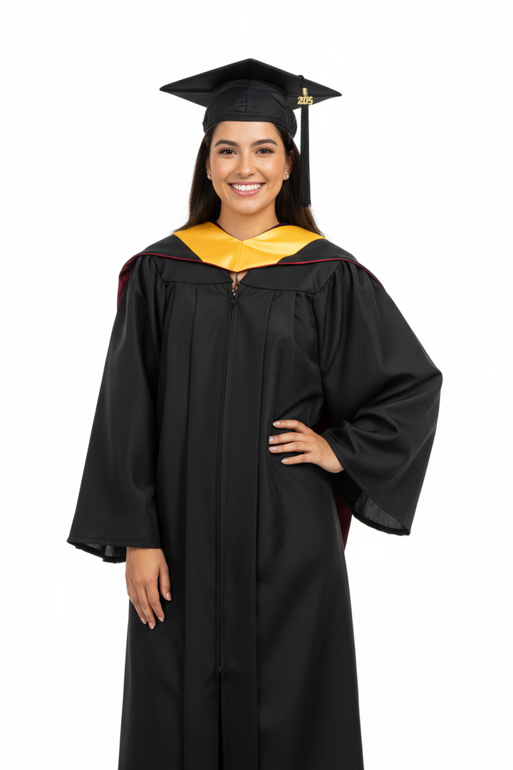 Product 38 - Classic Masters Academic Graduation Cap, Gown & Hood Package