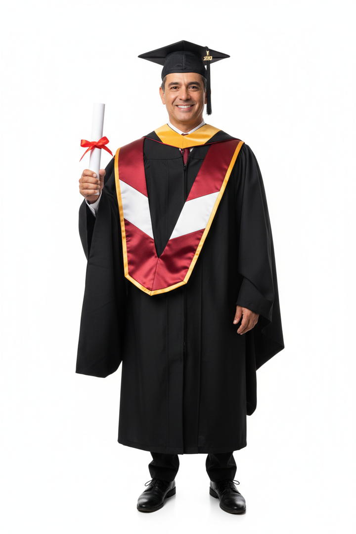 Product 42 - Classic Masters Cap Gown Hood Package