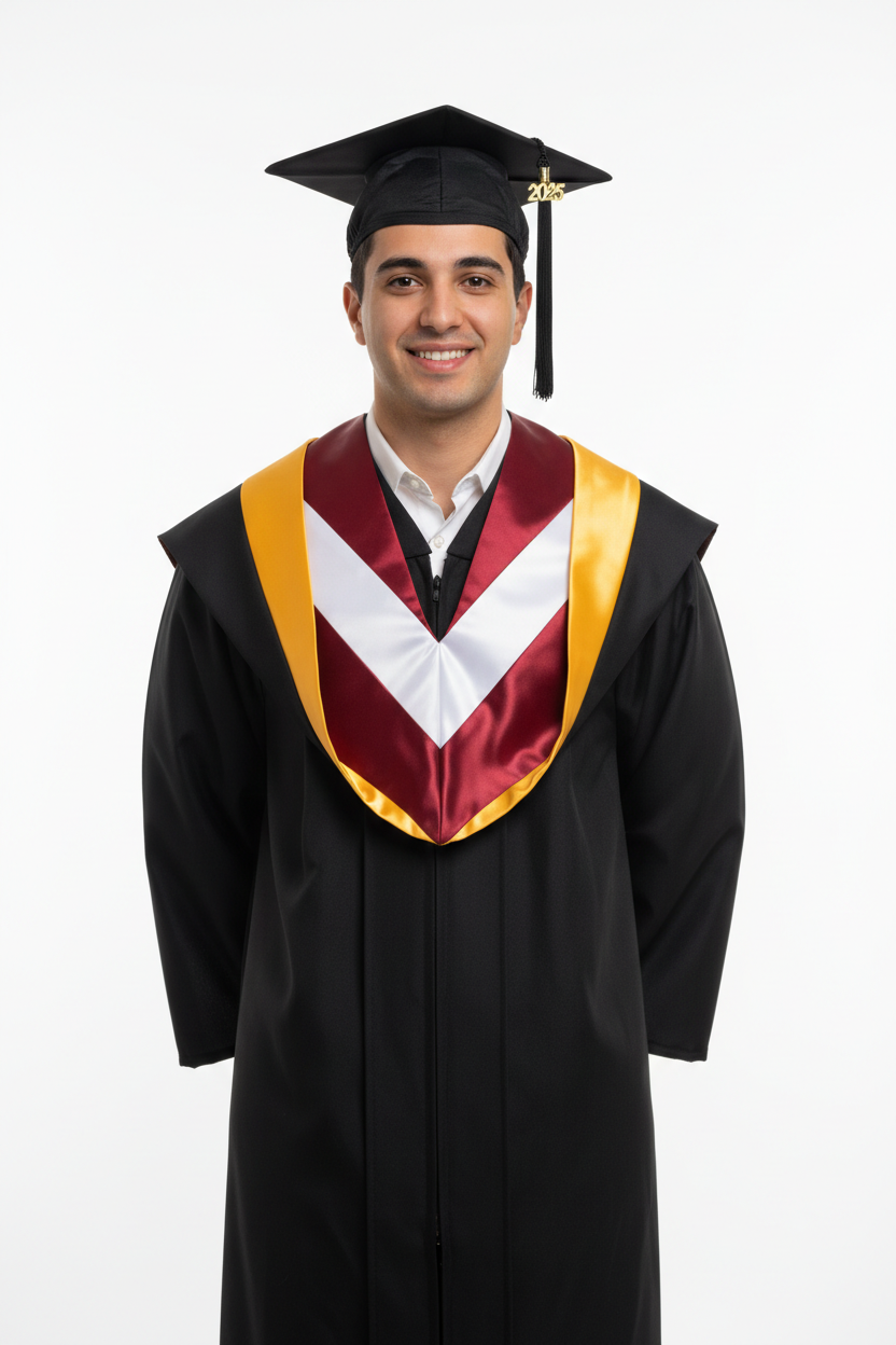 Product 46 - Classic Masters Academic Cap Gown Hood Package