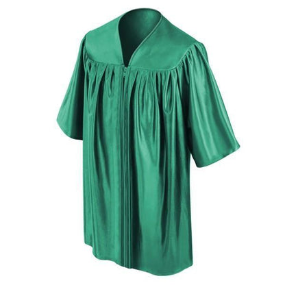 Shiny Emerald Green Kindergarten/Preschool Gown - Graduation Seller