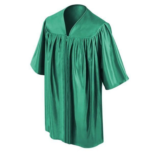 Shiny Emerald Green Kindergarten/Preschool Gown - Graduation Seller