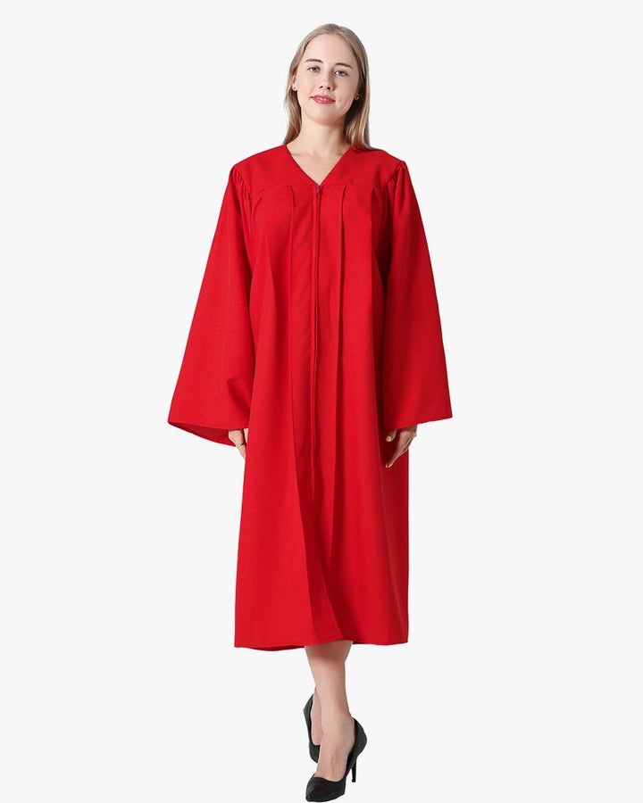 High School Premium Matte Graduation Gown Only - 12 Colors Available - Graduation Seller