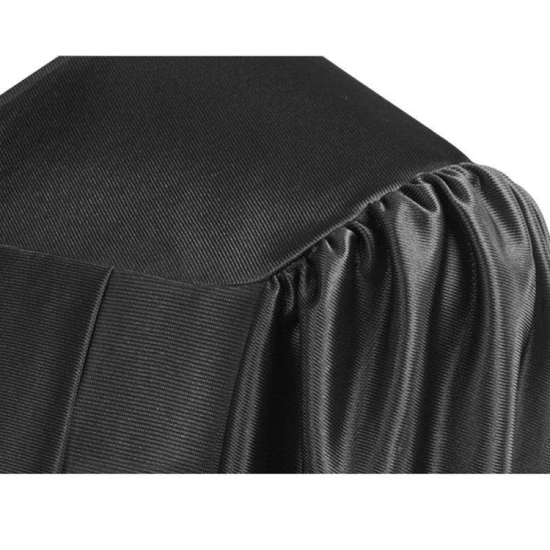 Shiny Black Bachelors Academic Cap & Gown - Graduation Seller