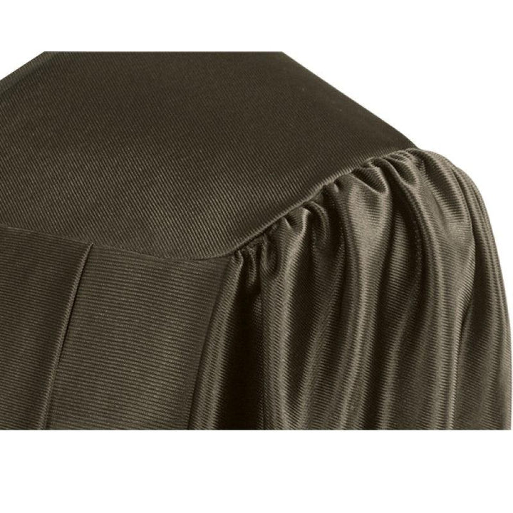 Shiny Brown Bachelors Academic Cap & Gown - Graduation Seller