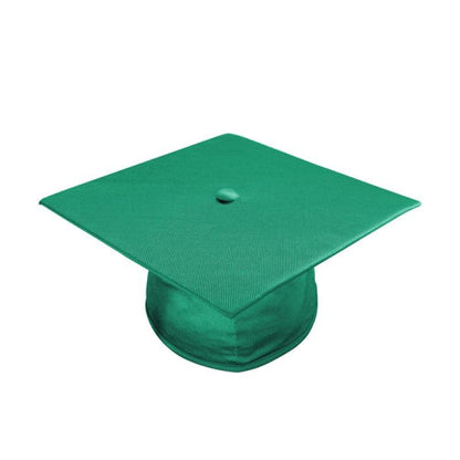 Shiny Emerald Green Elementary Cap & Gown - Graduation Seller