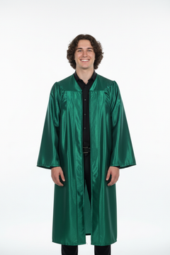 Shiny Emerald Green Bachelors Academic Gown