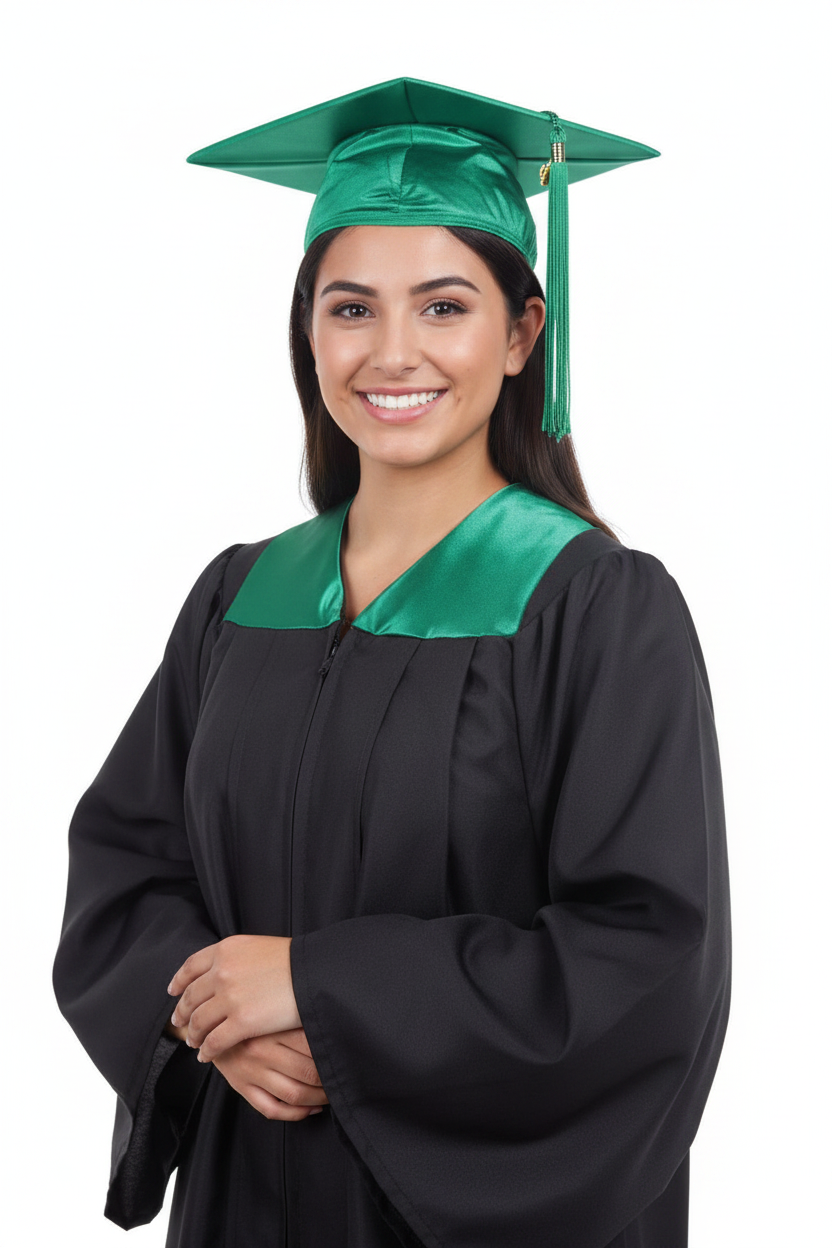 Shiny Emerald Green Cap