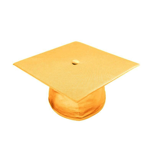 Shiny Antique Gold High School Cap - Graduation Seller