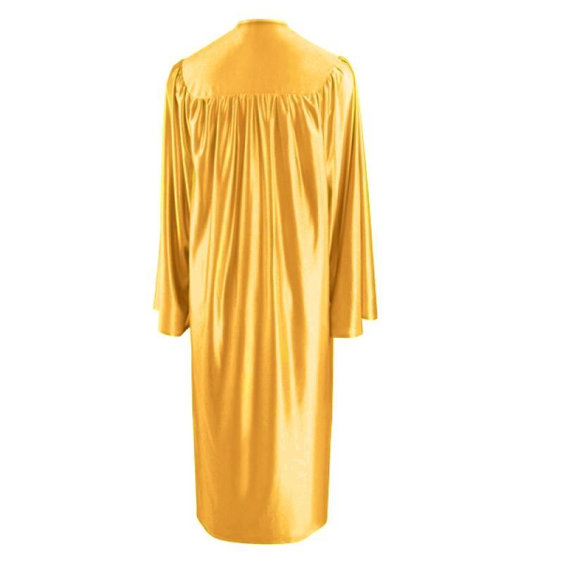 Shiny Antique Gold Junior High/Middle School Gown - Graduation Seller