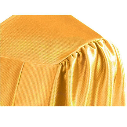 Shiny Antique Gold Junior High/Middle School Cap & Gown - Graduation Seller