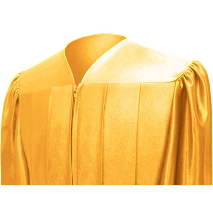 Shiny Antique Gold Junior High/Middle School Gown - Graduation Seller
