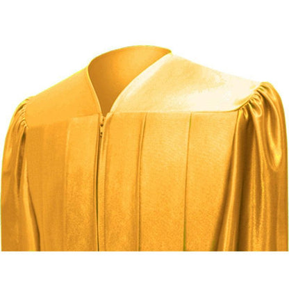 Shiny Antique Gold High School Cap & Gown - Graduation Seller