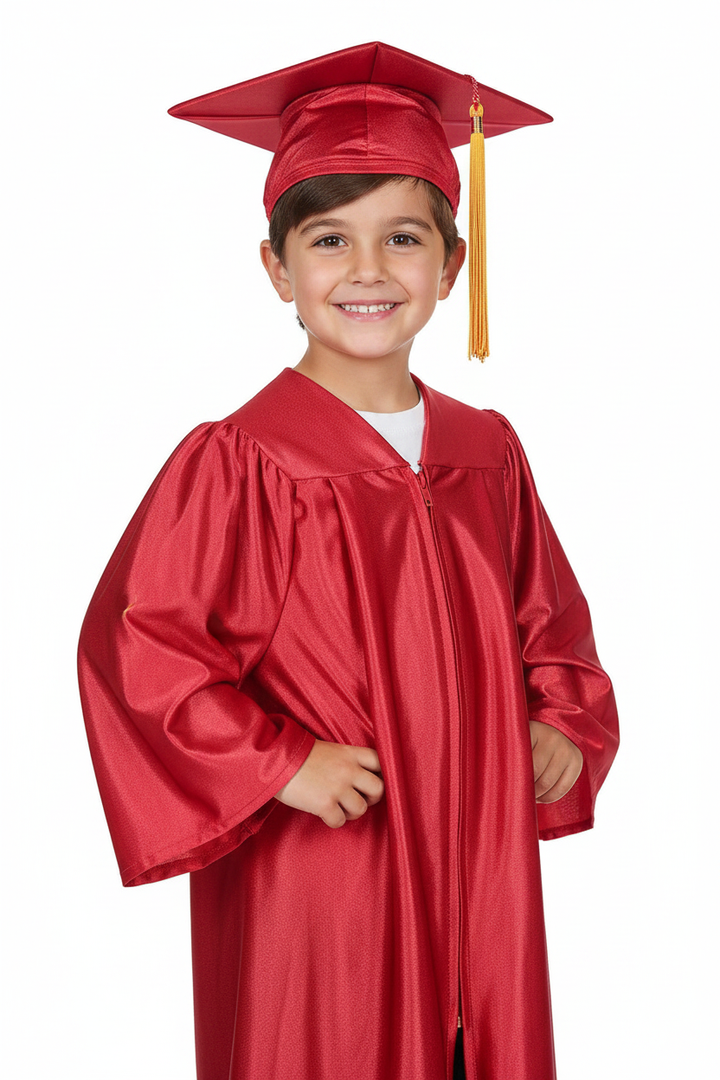 Shiny Kindergarten Graduation Gown