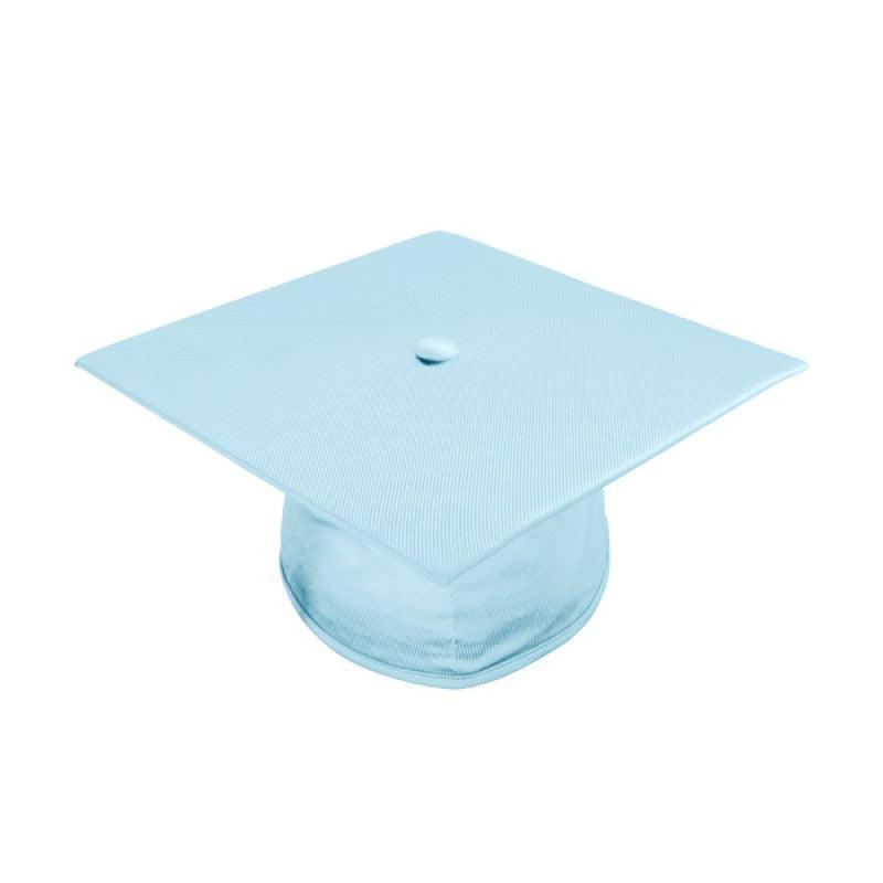 Shiny Light Blue Bachelors Cap & Gown - Graduation Seller