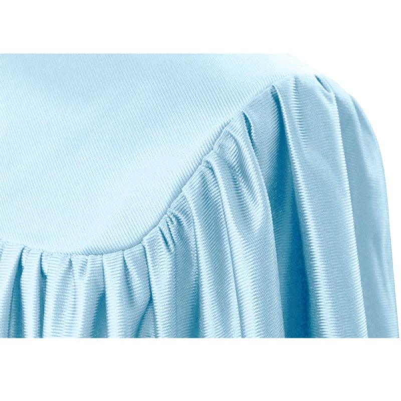Shiny Light Blue Kindergarten/Preschool Cap & Gown - Graduation Seller
