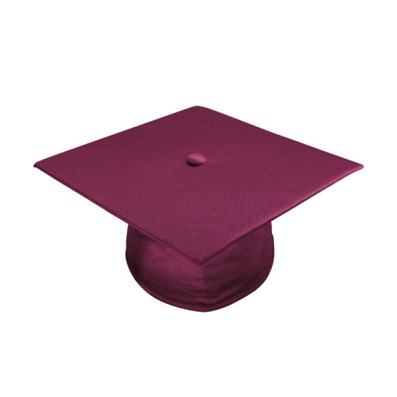 Shiny Maroon High School Cap & Gown - Graduation Seller