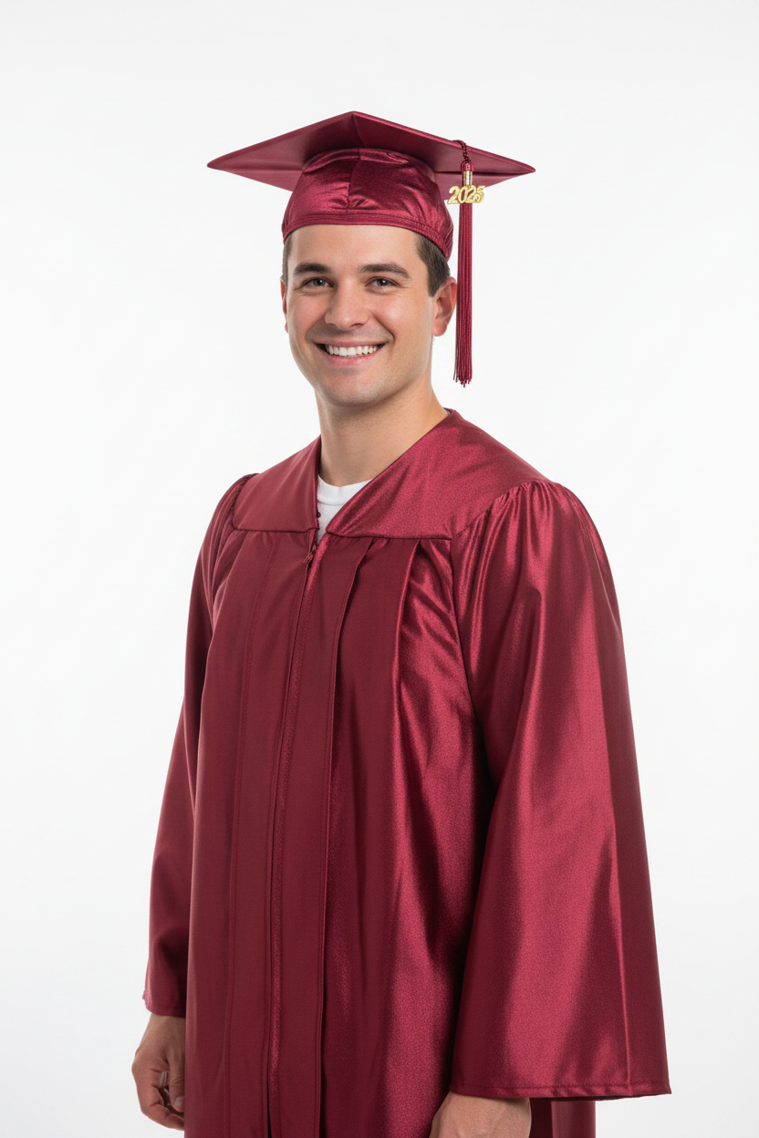 Shiny Maroon Bachelors