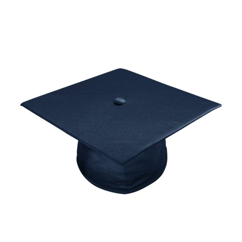 Shiny Navy Blue Bachelors Cap & Gown - Graduation Seller