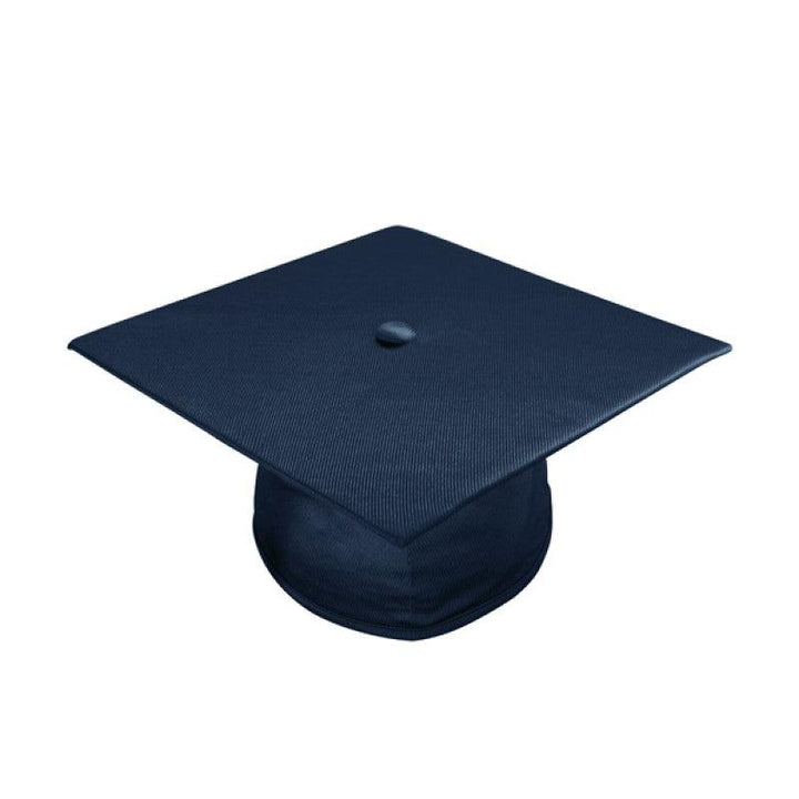 Shiny Navy Blue Bachelors Academic Cap & Gown - Graduation Seller