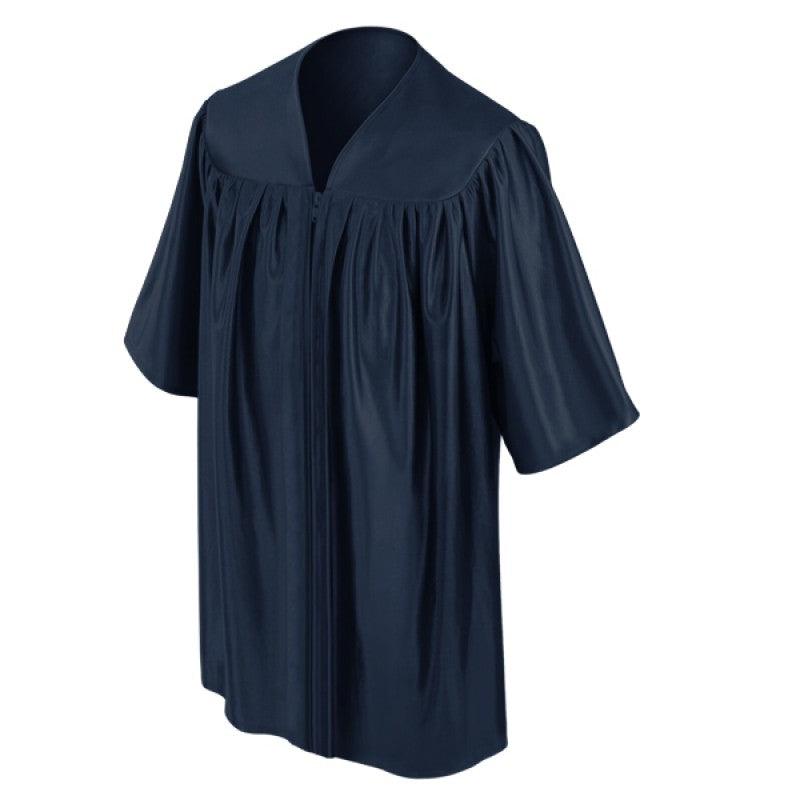 Shiny Navy Blue Kindergarten/Preschool Gown - Graduation Seller