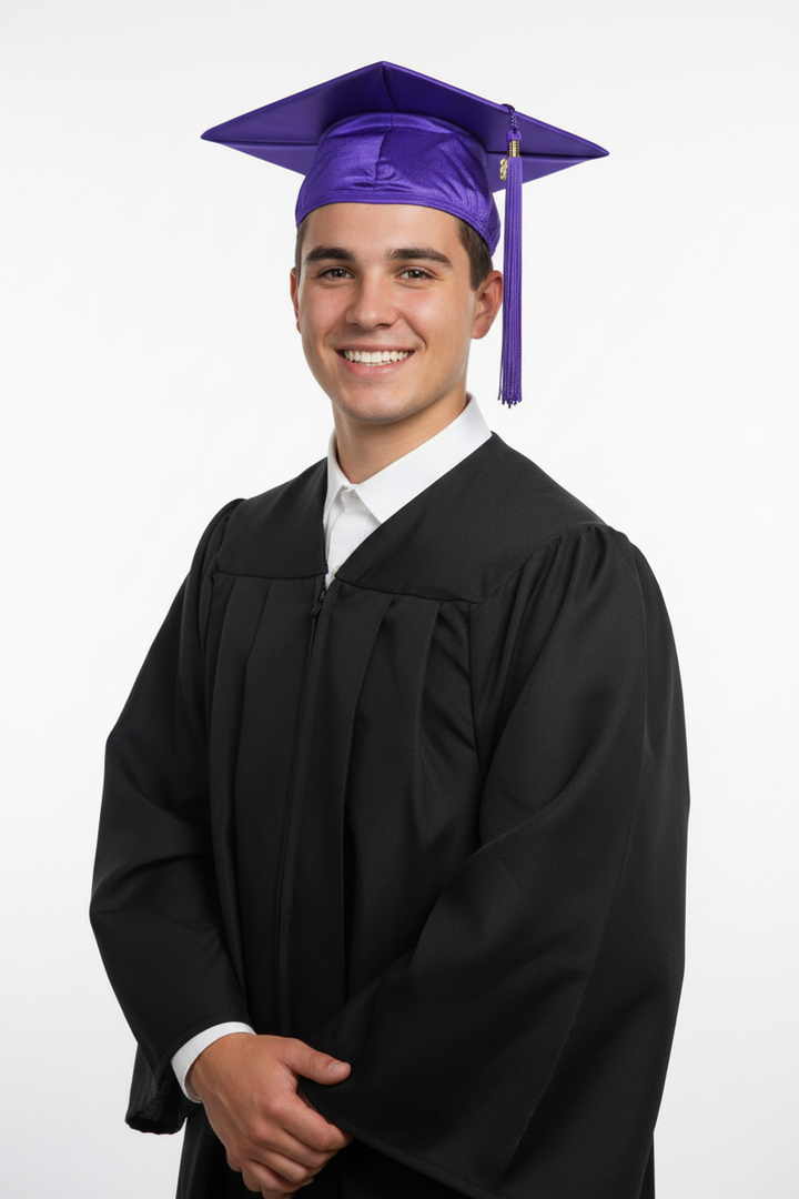 Shiny Purple Cap