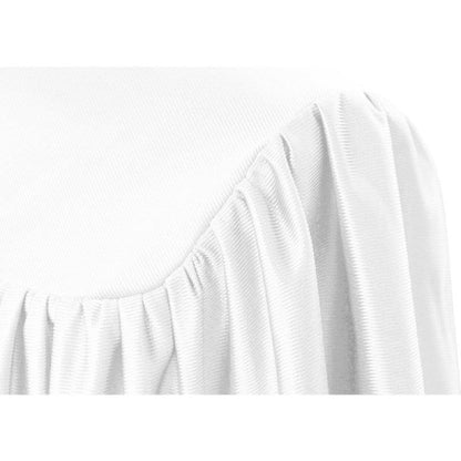 Shiny White Kindergarten/Preschool Cap & Gown - Graduation Seller