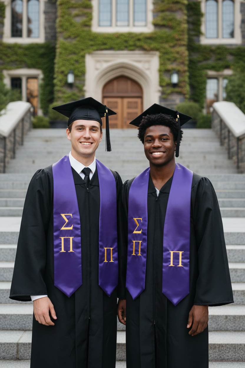 Sigma Pi Greek Lettered Stole