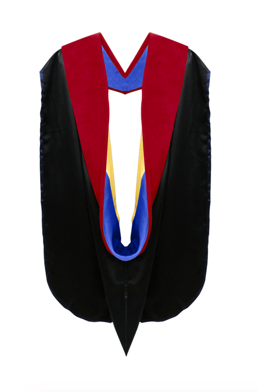 Doctor of Theology Hood - Royal Blue & Golden Yellow - Graduation Seller