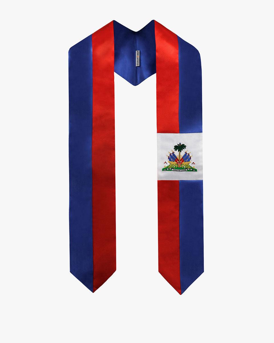 17 Country Flag Graduation Stoles Embroidery Sashes for Study Aboard International Students - Graduation Seller