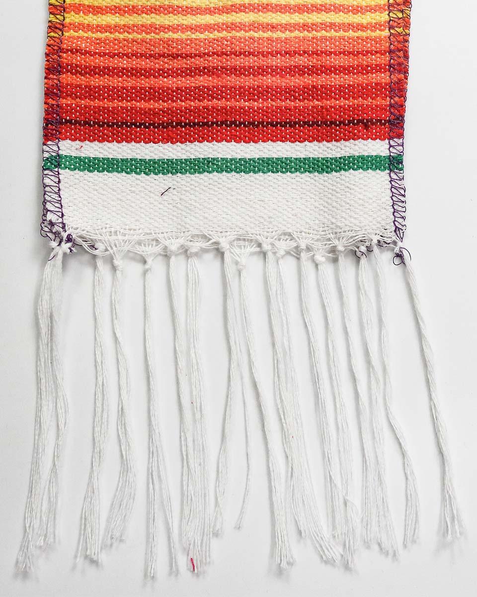 Mexican Serape Graduation Stole with White Tassel - 7 Colors Available - Graduation Seller