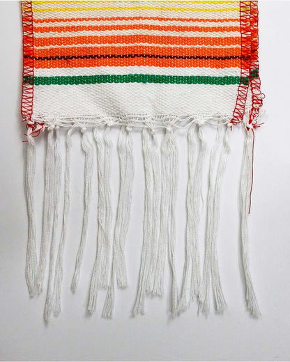 Mexican Serape Graduation Stole with White Tassel - 7 Colors Available - Graduation Seller