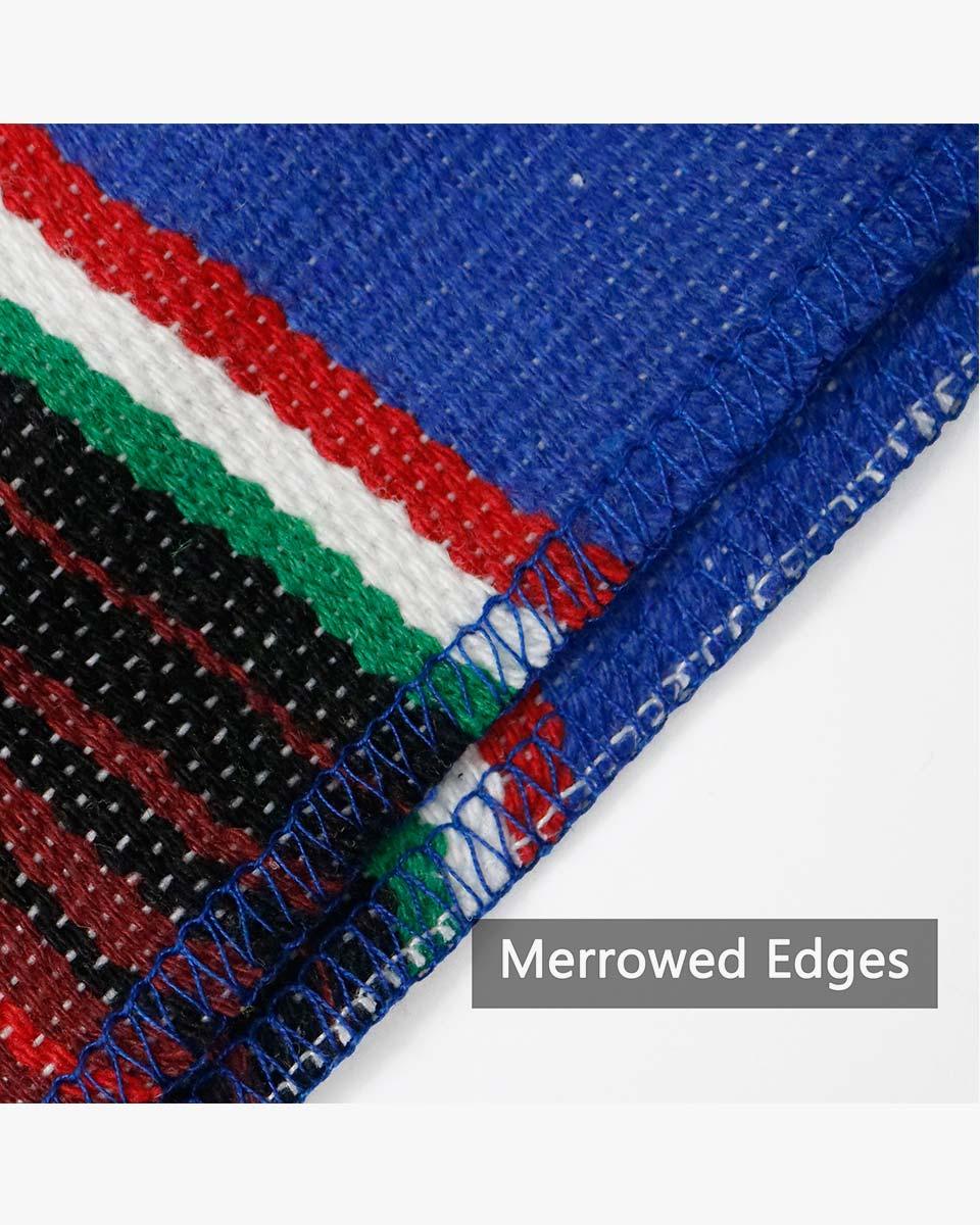 Mexican Serape Graduation Stole with White Tassel - 7 Colors Available - Graduation Seller