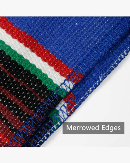 Mexican Serape Graduation Stole with White Tassel - 7 Colors Available - Graduation Seller