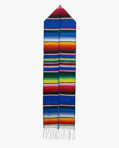 Mexican Serape Graduation Stole with White Tassel - 7 Colors Available - Graduation Seller