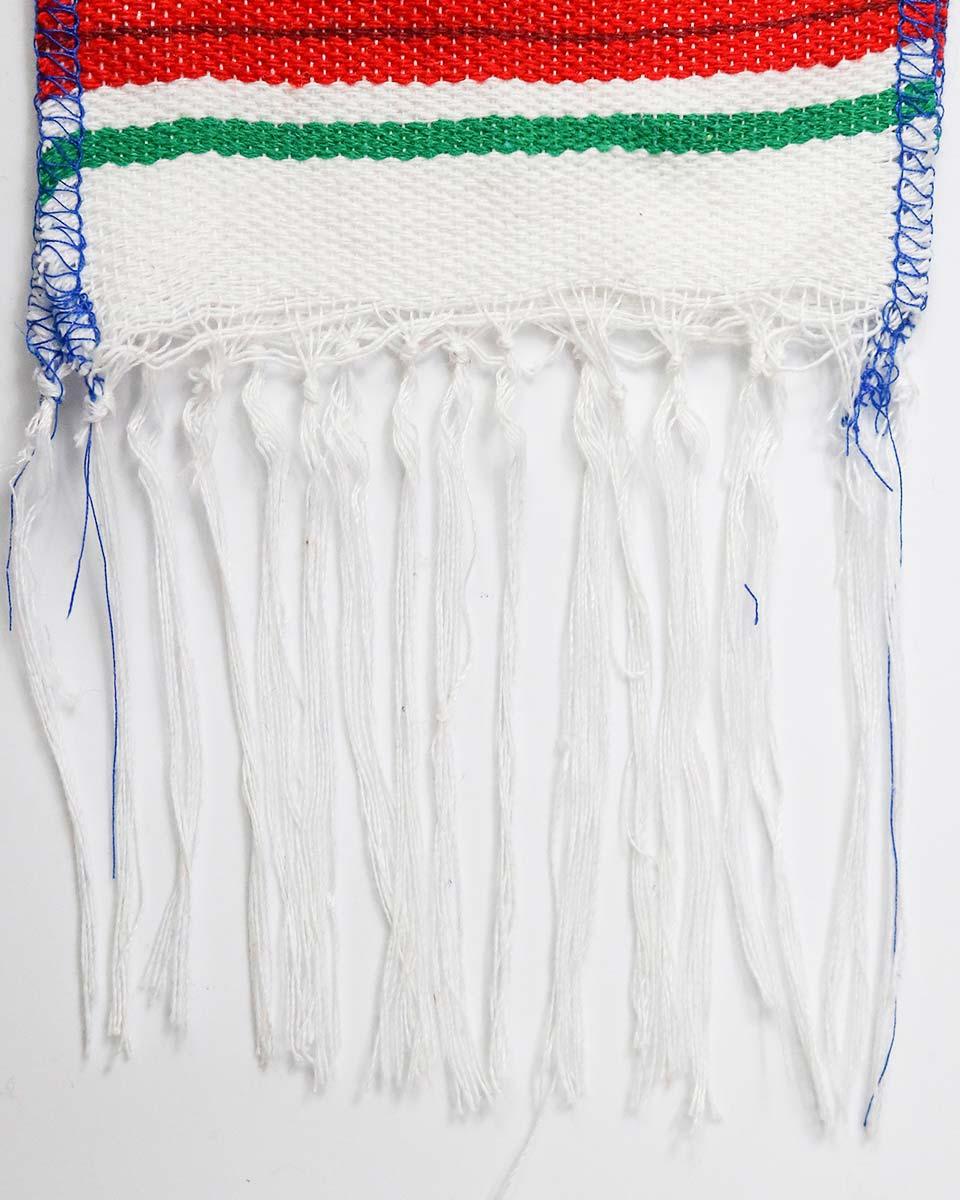 Mexican Serape Graduation Stole with White Tassel - 7 Colors Available - Graduation Seller