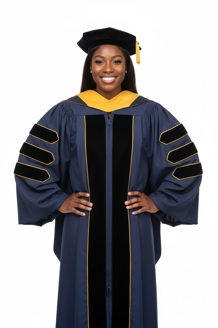 UC Berkeley Doctoral Regalia 模特展示图