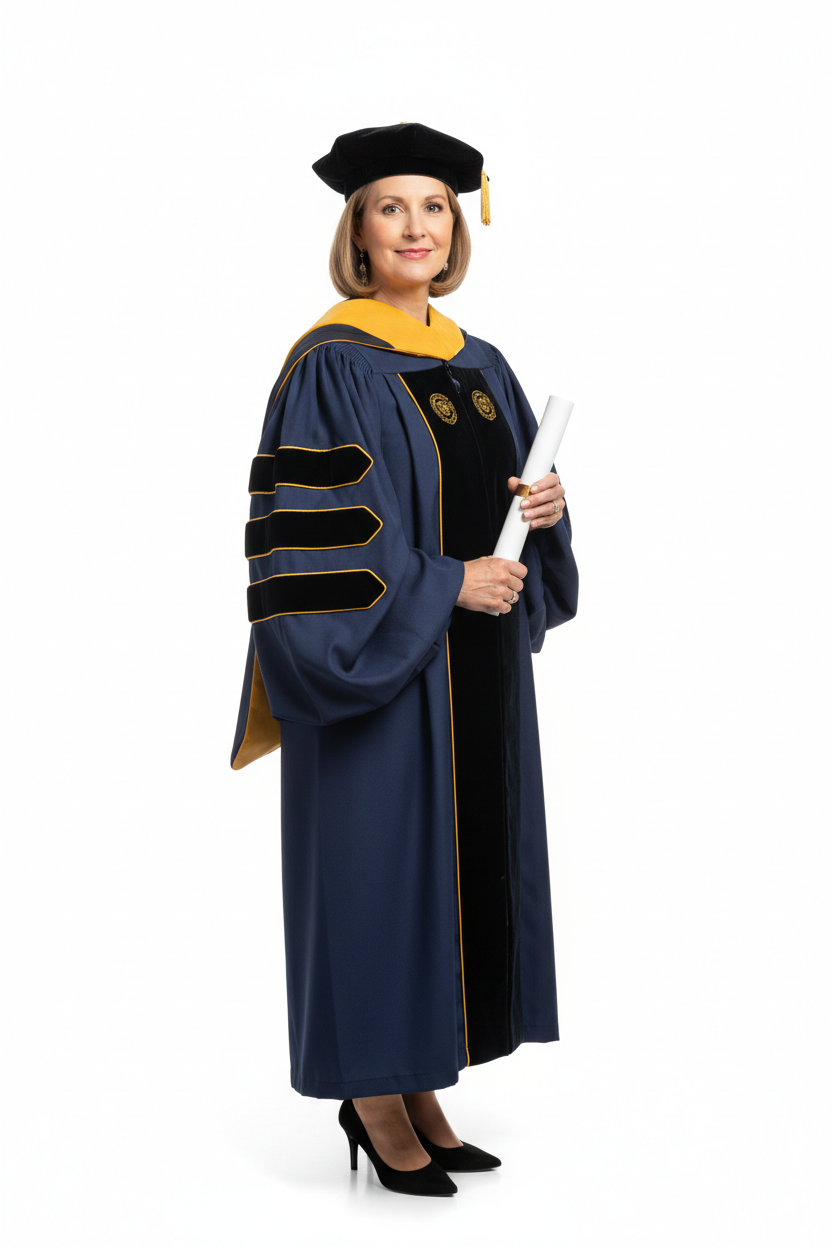 UC San Francisco Doctoral Regalia 模特展示图
