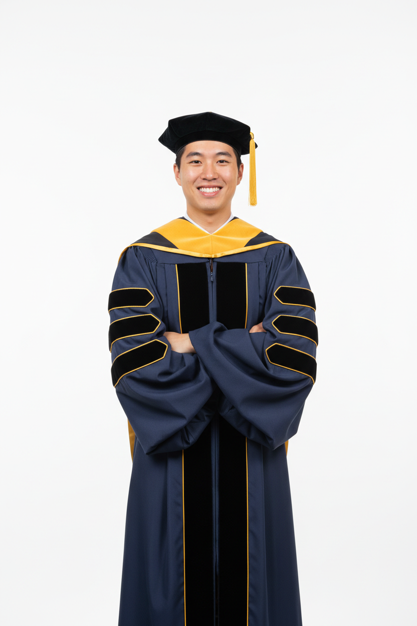 UC Santa Cruz Doctoral Regalia 模特展示图
