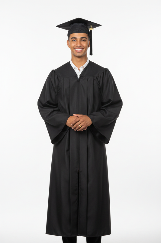 UCSB Matte Black Cap Gown