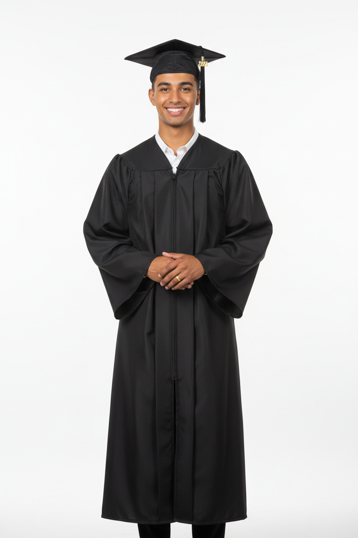 UCSB Matte Black Cap Gown
