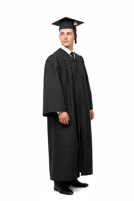 UCSD Matte Black Cap Gown